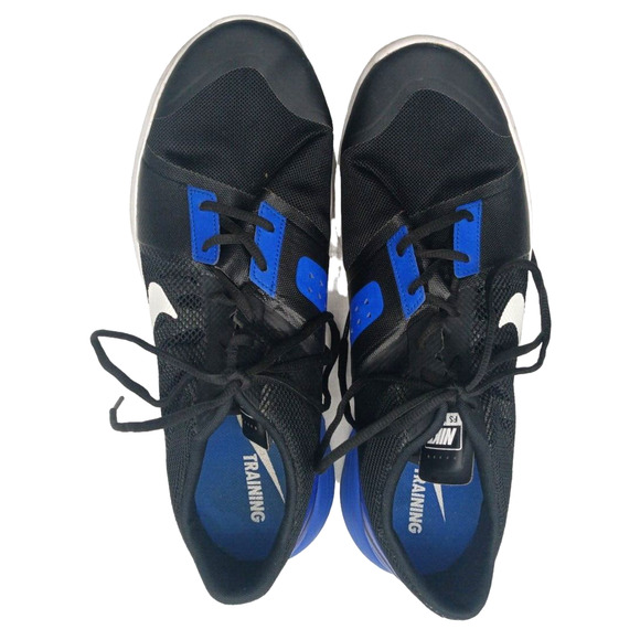 Nike FS Lite TR Trainer Men's Size 12 Black Blue Training Lightweight 807113-005 - Picture 3 of 11